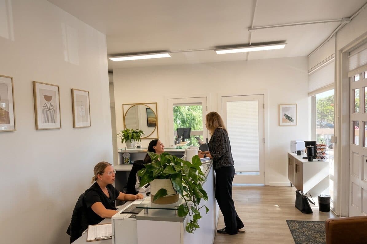 Front desk at Trinity Naturopathic in Coronado